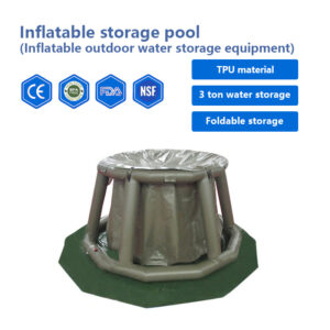 Inflatable storage pool