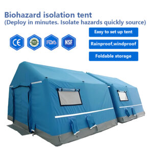Biohazard isolation tent